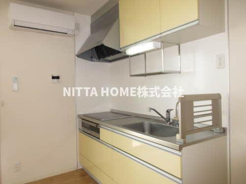 アプリコットのキッチン|ＩＨ完備のキッチンスペース♪