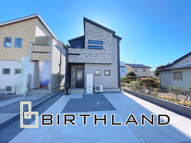 新築戸建・建売　郡山市安積荒井二丁目　安積第一小・安積中　長期優良住宅の外観|＜1号棟＞完成いたしました！内覧可能です♪