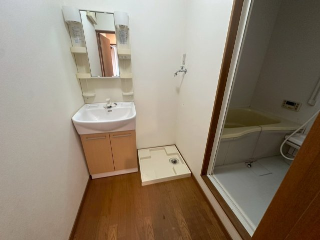 杉山コーポの玄関