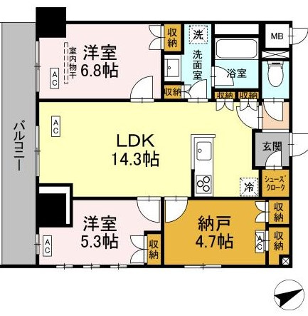 サンジョイアゼロの間取り