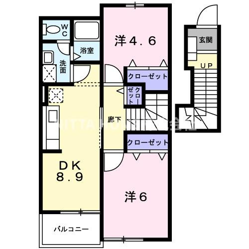 舞鶴市愛宕中町のアパート