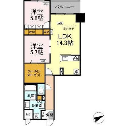 サンジョイアゼロの間取り