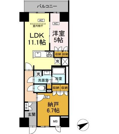 サンジョイアゼロの間取り