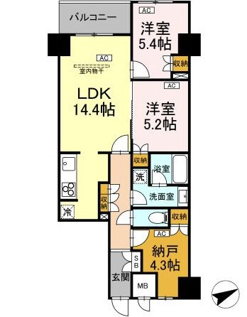 サンジョイアゼロの間取り
