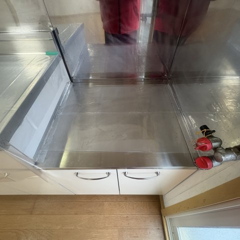 マンション城のキッチン