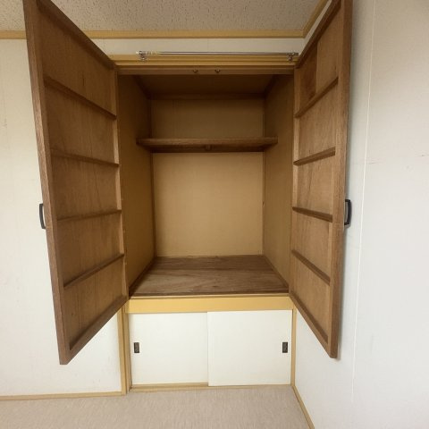 マンション城の収納