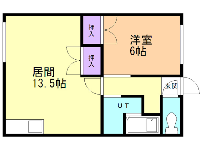 マンション城の間取り