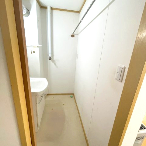 マンション城のバルコニー