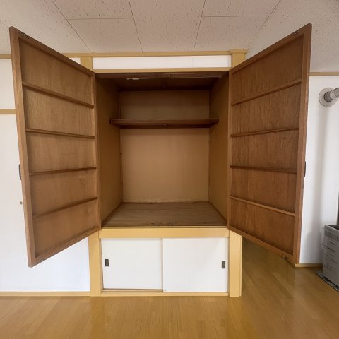 マンション城の収納