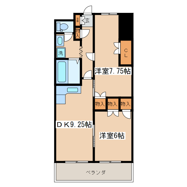ホワイトハウス（柏木町）の間取り