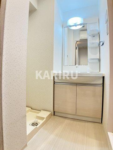 ウエンズ玉造ESTの独立洗面台