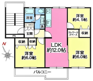 【間取り】 | 滝山第二住宅 | 滝山第二住宅