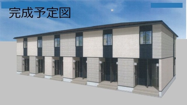 熊本市北区下硯川２丁目のアパートの外観|外観は落ち着いています