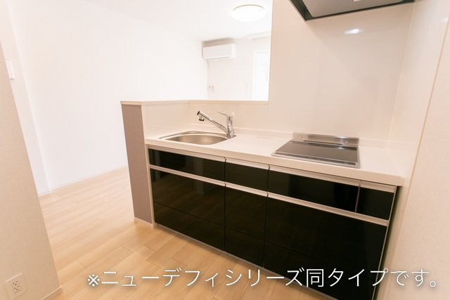 熊本市北区下硯川２丁目のアパートのキッチン|キッチンでお料理をお楽しみください
