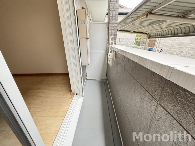 ラビアンローズのバルコニー