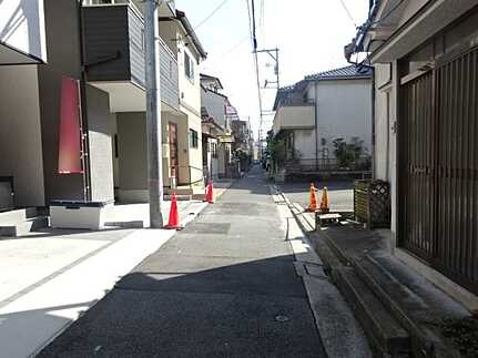 南区宇品御幸５丁目の前面道路含む現地写真