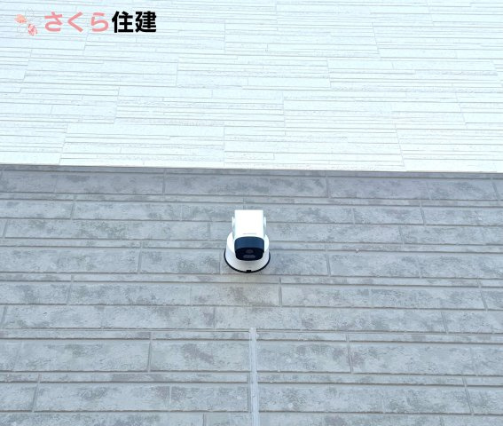 クレイドルガーデン　宇都宮市川田町第6　６号棟の防犯設備|お留守時も安心。防犯カメラで来訪者のお顔が分かります。録画機能もあるので後から確認もできます。
