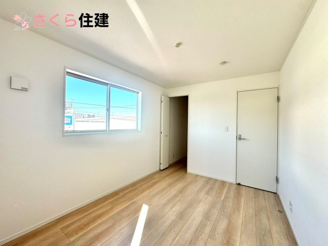 クレイドルガーデン　宇都宮市川田町第6　７号棟の洋室|広々とした洋室です♪お子様の成長に伴って増えていく荷物にも対応できます！
