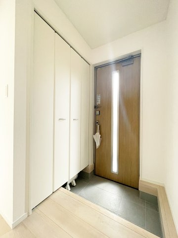 新築戸建・建売　柴田町船岡東1丁目　耐震・制震　船岡小・船岡中の玄関