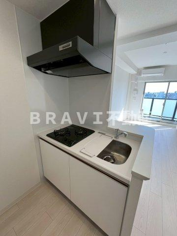 ソルテラスOSAKA緑橋クレアスト　BRAVI不動産のキッチン|【ソルテラスOSAKA緑橋クレアスト】きれいなキッチンです
