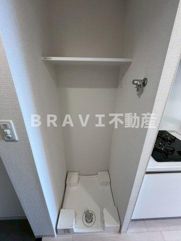 ソルテラスOSAKA緑橋クレアスト　BRAVI不動産の設備|【ソルテラスOSAKA緑橋クレアスト】洗濯機置き場