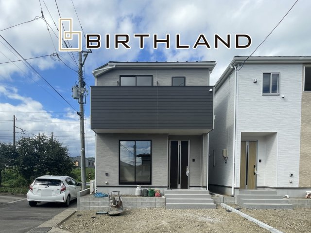 新築戸建・建売　柴田町船岡東1丁目　耐震・制震　船岡小・船岡中の外観|＜2号棟＞9月完成予定！完成までは同仕様物件でのご案内も可能です♪