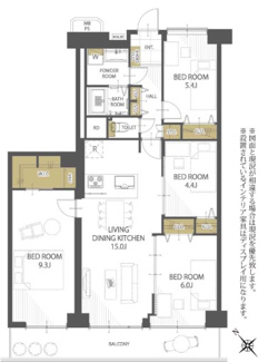 【間取り】 | マープル津田沼スカイハイツC棟