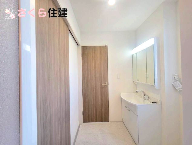 日光市今市1063番　A号棟のその他|同社施工物件の写真です。モニタ付きインターホンで防犯面もしっかり安心♪	