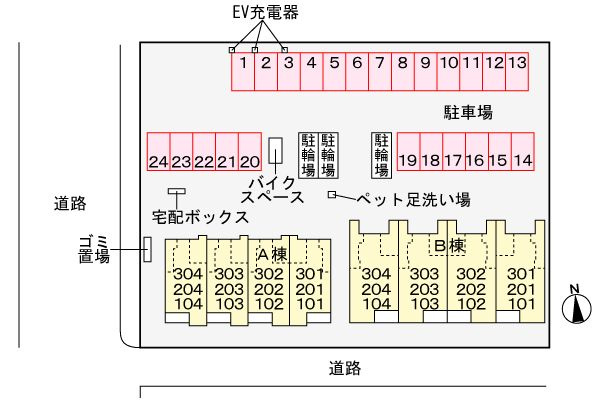 ペガサスＡの区画図