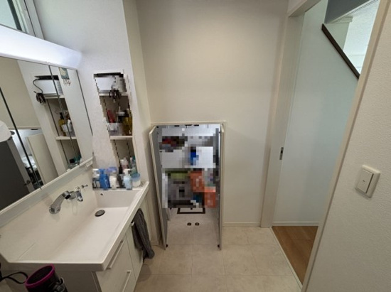 【洗面所】 | 北見市高砂町４番６号　中古売家　