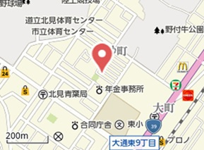 【地図】 | 北見市高砂町４番６号　中古売家　