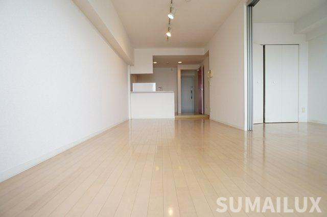 熊本市南区平田２丁目の賃貸マンションの居間・リビング