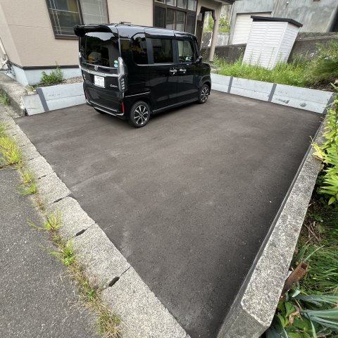 室蘭市港北町5丁目120-32戸建の駐車場