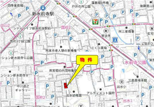 よかタウン／中央区国府２丁目１期／３号棟の地図