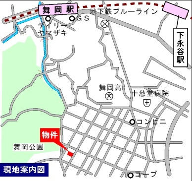 舞岡ハイムの地図|案内図