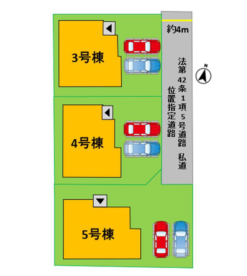 よかタウン／中央区国府２丁目１期／４号棟の地図