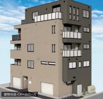 仮称マツレイビルの外観|外観パース