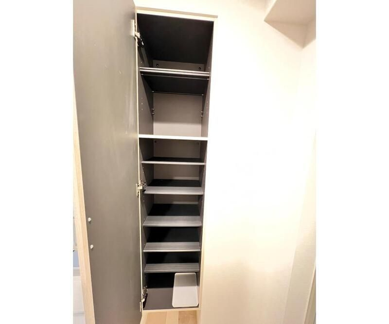 グランエクラドーム前の収納