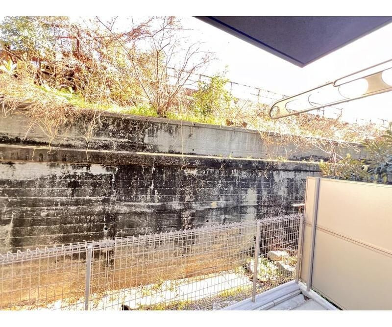 グランエクラドーム前のバルコニー