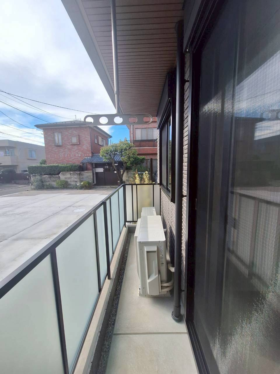 牟礼アパートメントのバルコニー