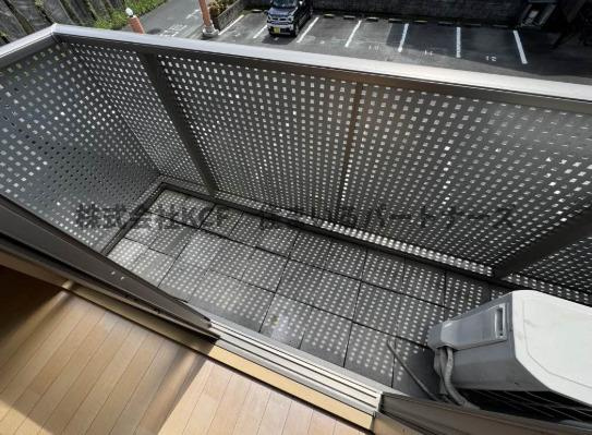 グランシャリオ小森野A棟のバルコニー