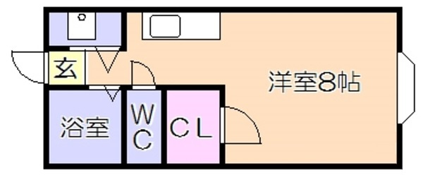 アヴェニール御井の間取り