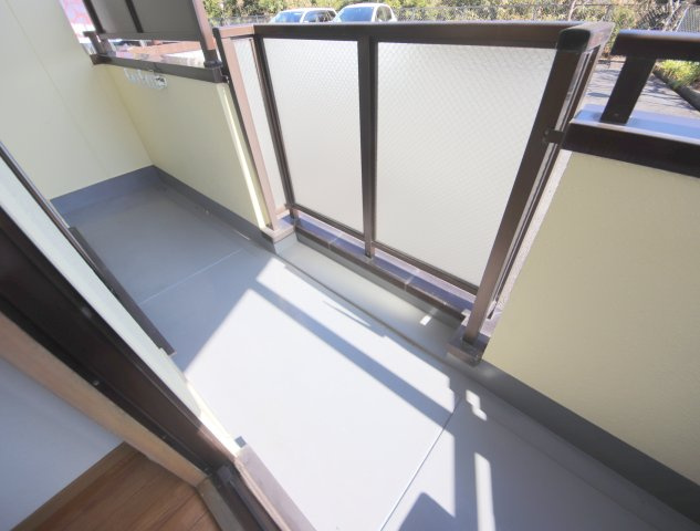 エイムハイツ湯船のバルコニー