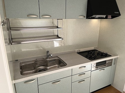 シャトー八戸の里のキッチン|システムキッチン　※前回募集時／２０２２年１月の写真