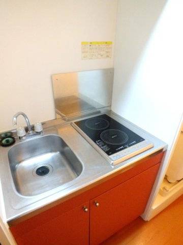 レオパレスオリザ　アウレアのキッチン|2口電気コンロ