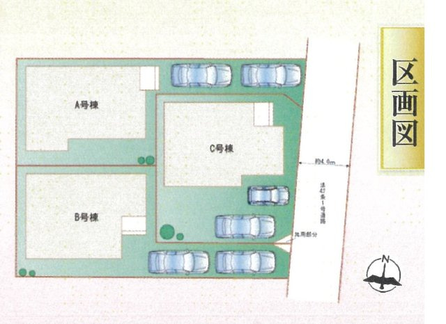 仲介手数料無料　桶川市上日出谷　新築戸建　全３棟　の地図