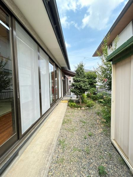 下野市文教２丁目　3ＳＤＫ　中古住宅の庭