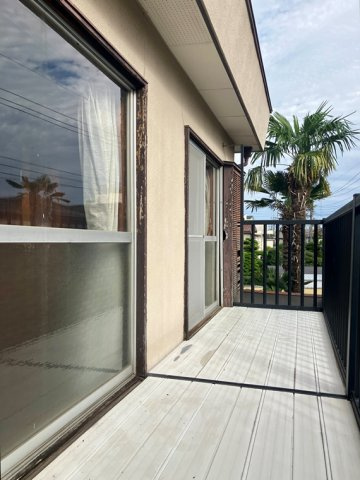 元町戸建のバルコニー