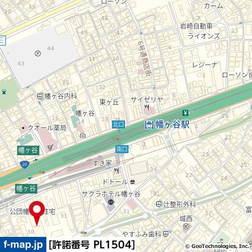 秀和幡ケ谷レジデンスの地図