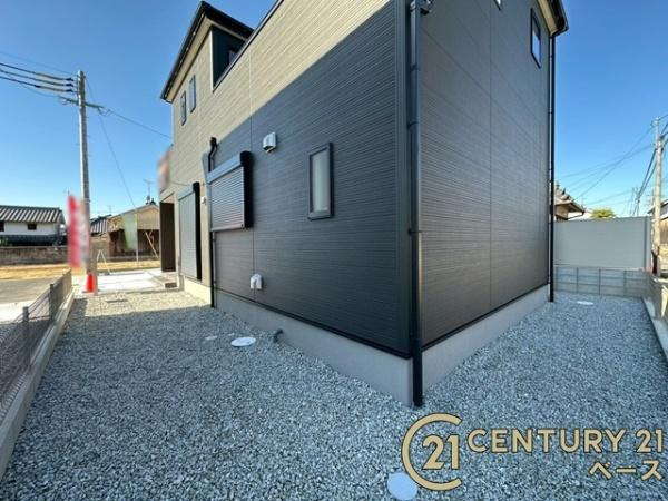 リーブルガーデン長柄町 １号棟 ／新築一戸建の庭|■現地撮影写真■多用途に使用可能！広々としたお庭があります！